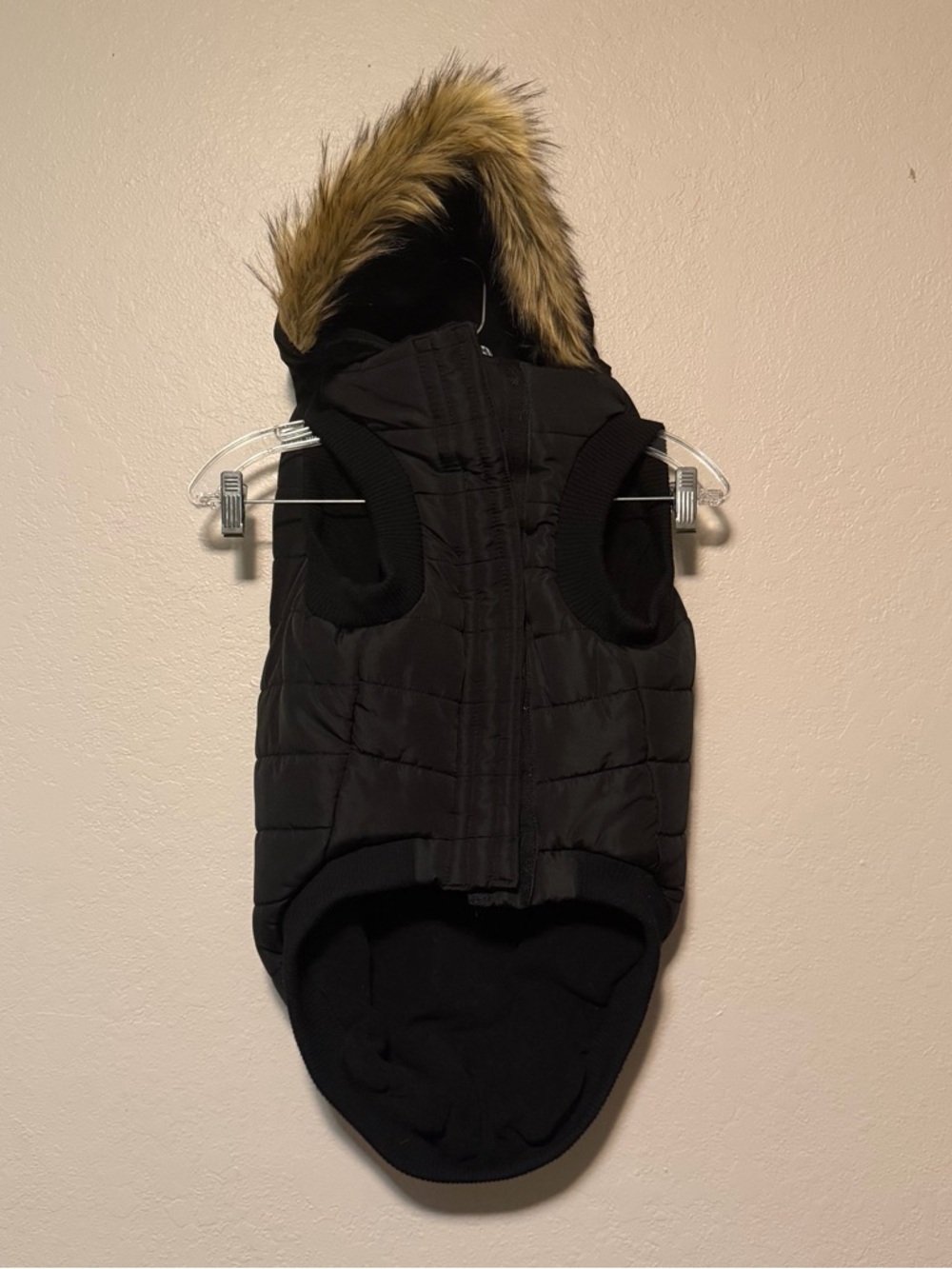 Canada Pooch Black Hooded North Pole Parka Jacket For Dog, Size XL 26"